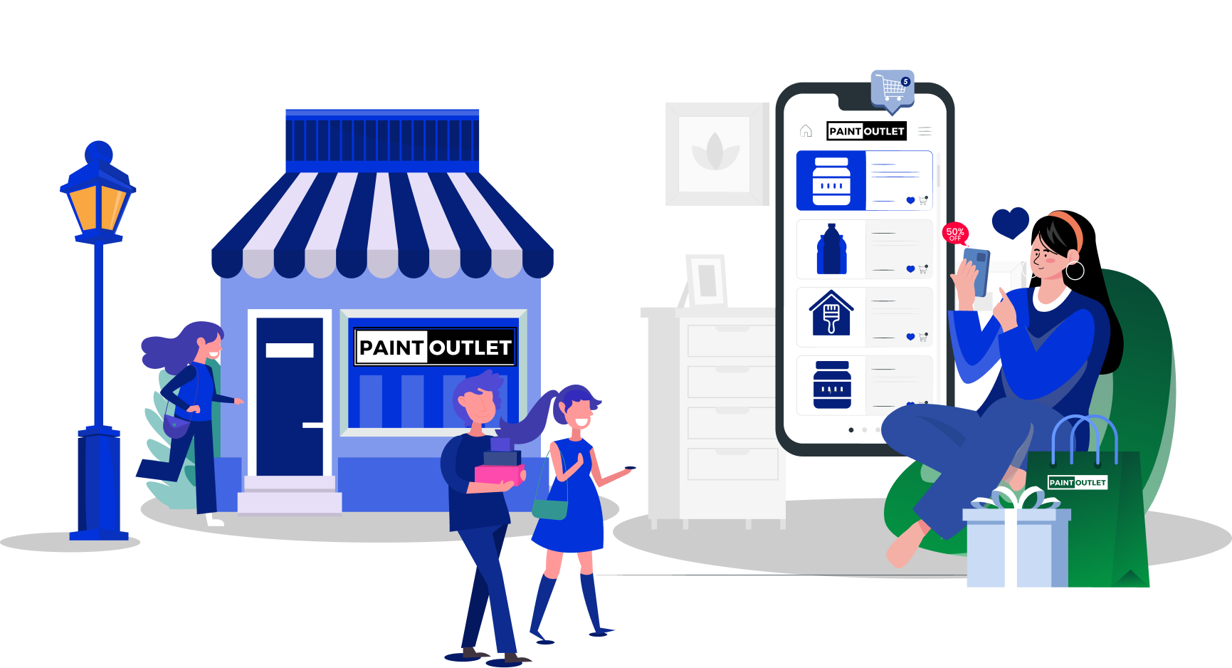 paint outlet - fast delivery