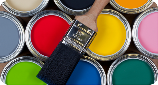 paints range colours