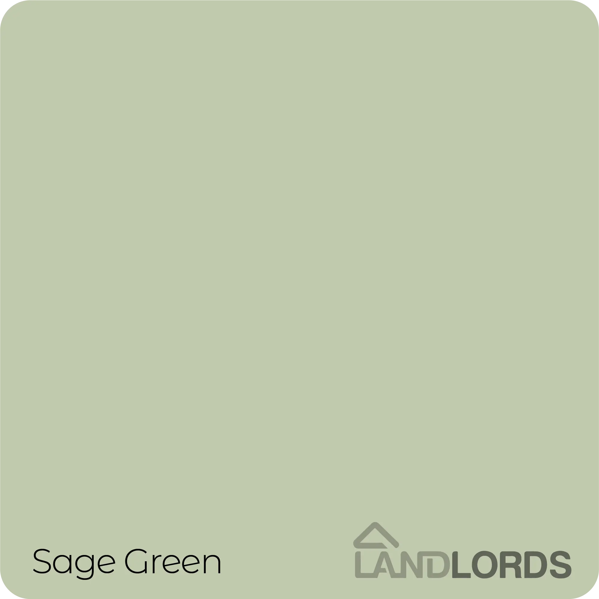 Landlord’s Paint - Eggshell Paint - sage green colour