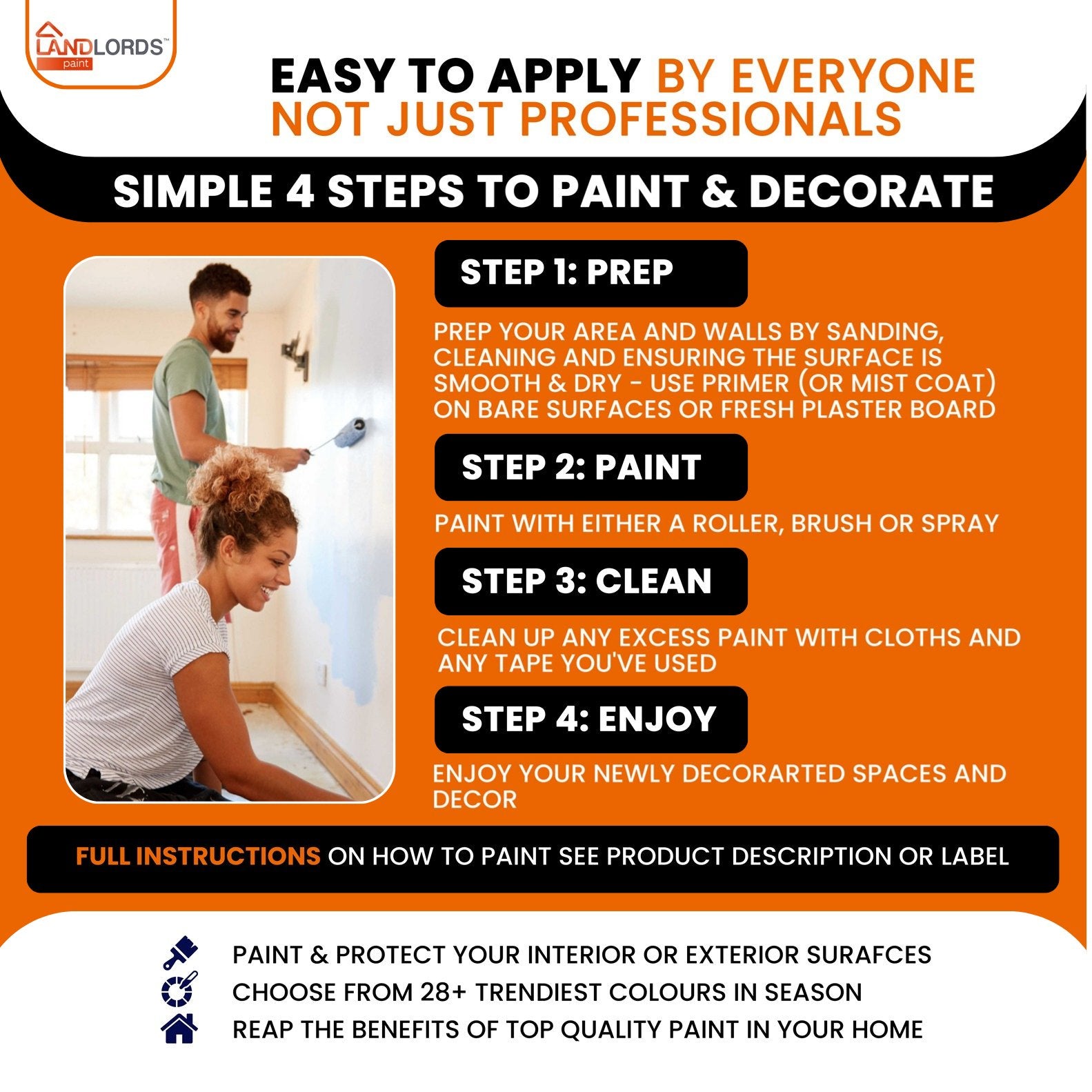 Landlord’s Paint - Garden & Wood Paint