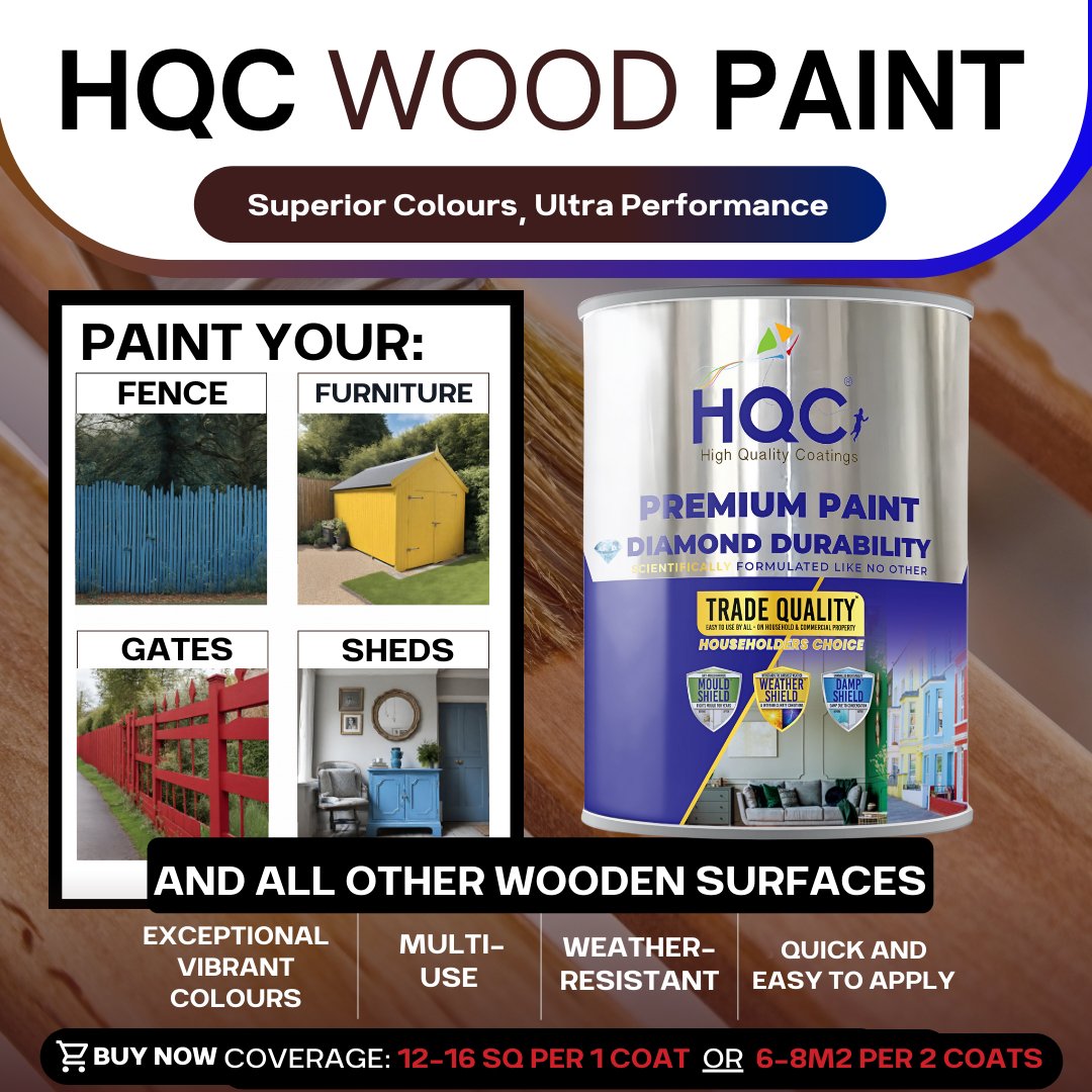 HQC Wood Paint - PaintOutlet.co.uk