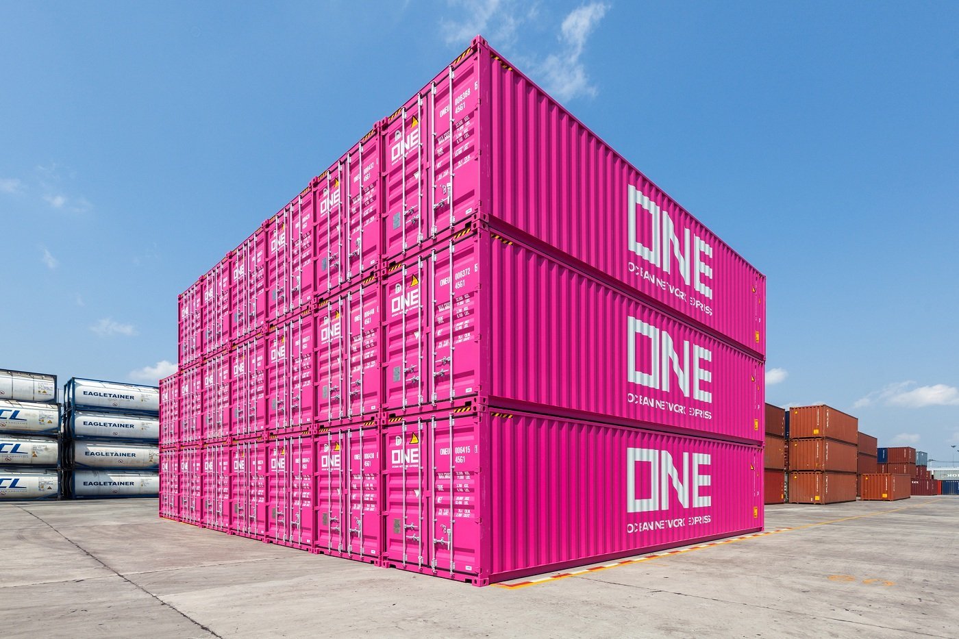 How could you protect the shipping containers from the harmful impacts