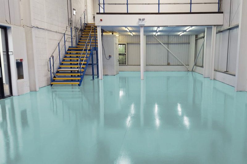 The floors of the warehouse are used for heavy-duty merchandise and storing goods. How could you decrease the maintenance cost and reduce the heat loss? - PaintOutlet.co.uk