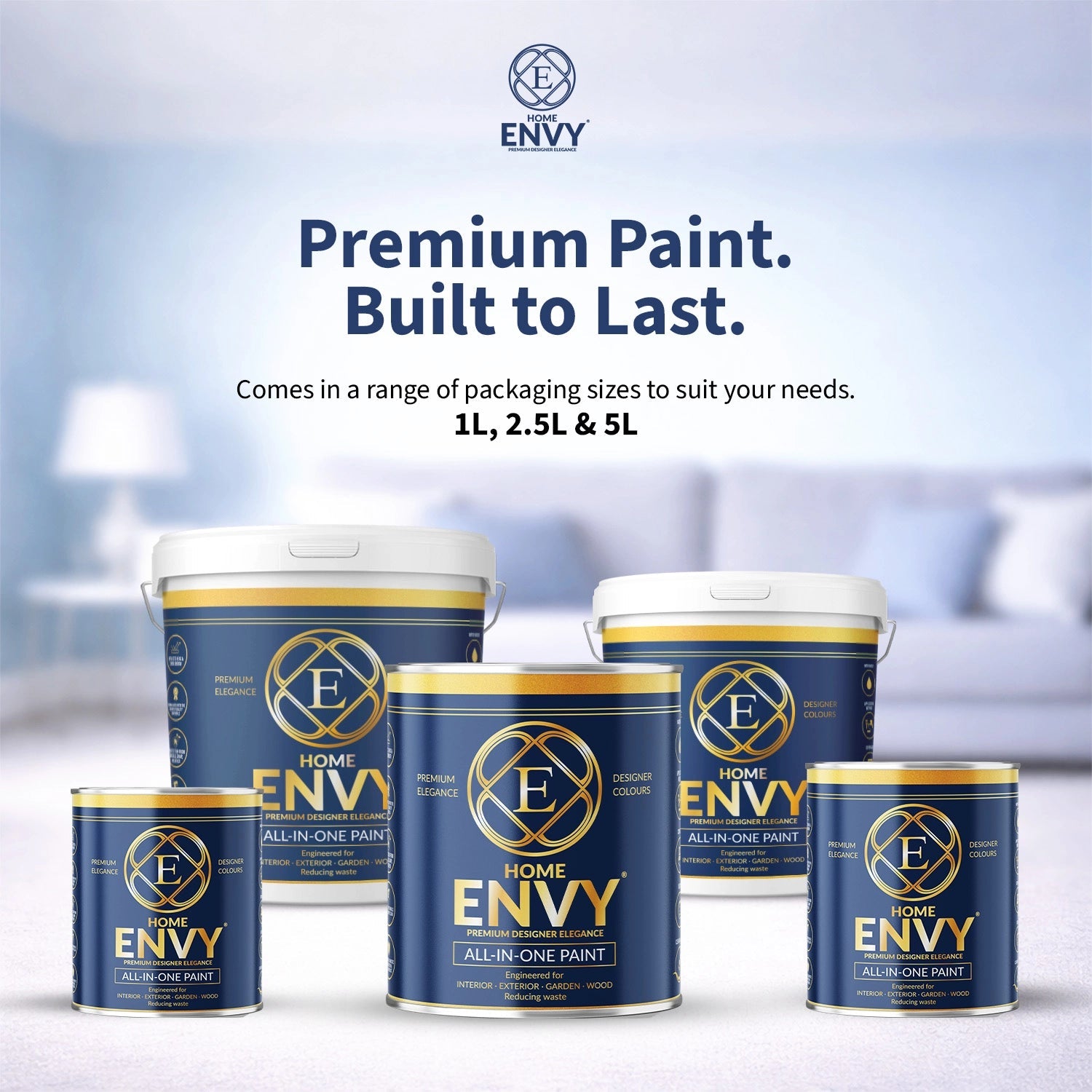 ENVY PAINT - INTERIOR & EXTERIOR - ALL IN ONE PAINT - PaintOutlet.co.uk