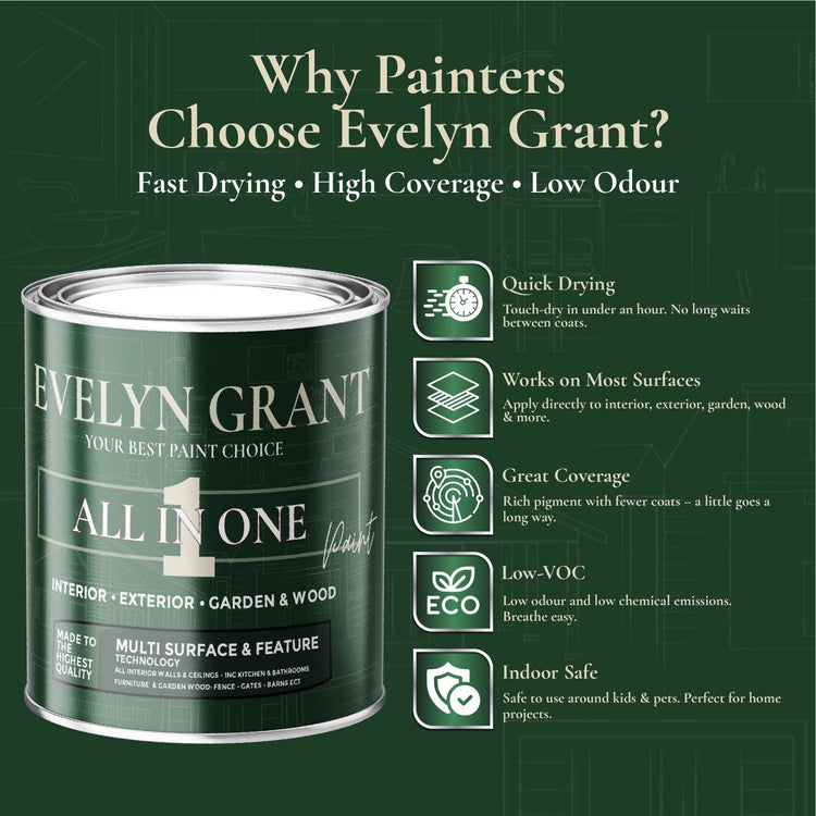 EVELYN GRANT - INTERIOR & EXTERIOR - ALL IN ONE PAINT - PaintOutlet.co.uk