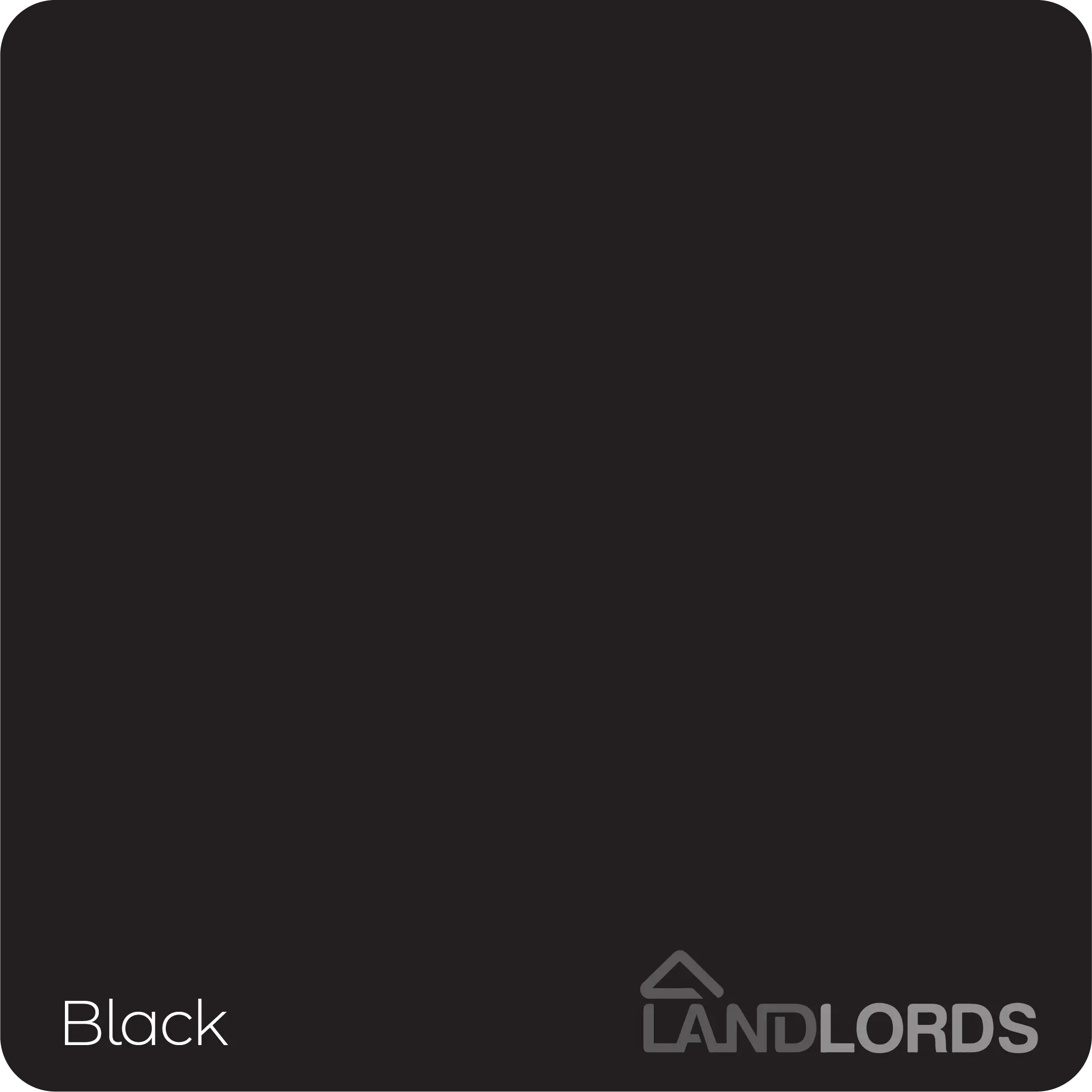 Landlord’s Paint - Masonry Paint - Black colour - PaintOutlet.co.uk