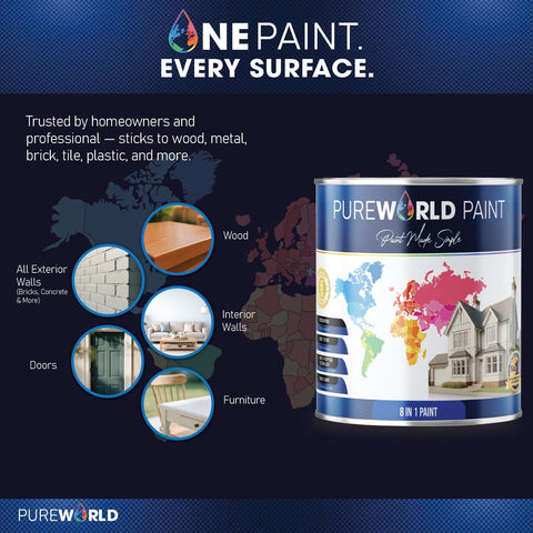 Pureworld - All in one - Interior & exterior Paint - PaintOutlet.co.uk
