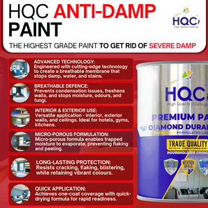 HQC Anti Damp Paint - interior and exterior use - PaintOutlet.co.uk