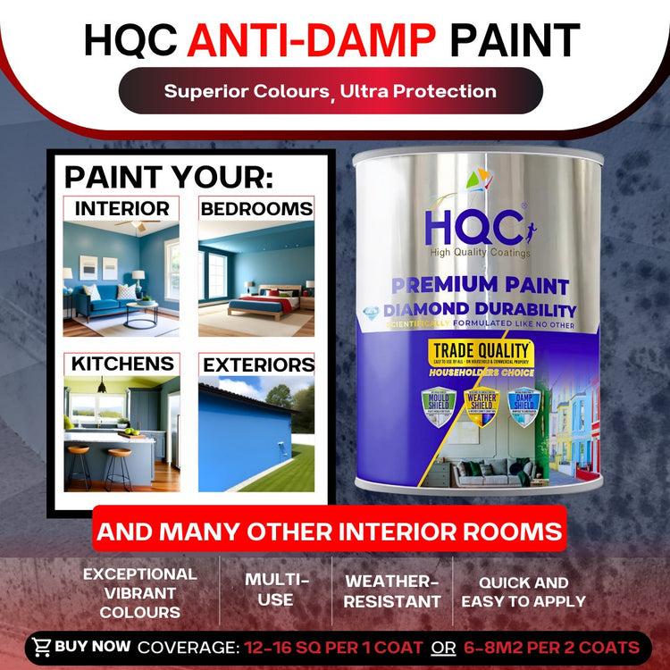 HQC Anti Damp Paint for kitchen and bedroom- PaintOutlet.co.uk