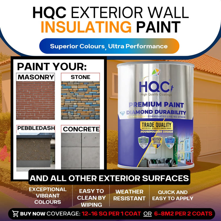 HQC Exterior Wall Insulating Paint - PaintOutlet.co.uk