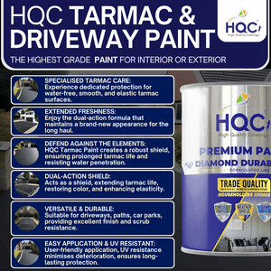 HQC Tarmac, Tennis Court, Driveway Reviver/Restoring Paint - PaintOutlet.co.uk