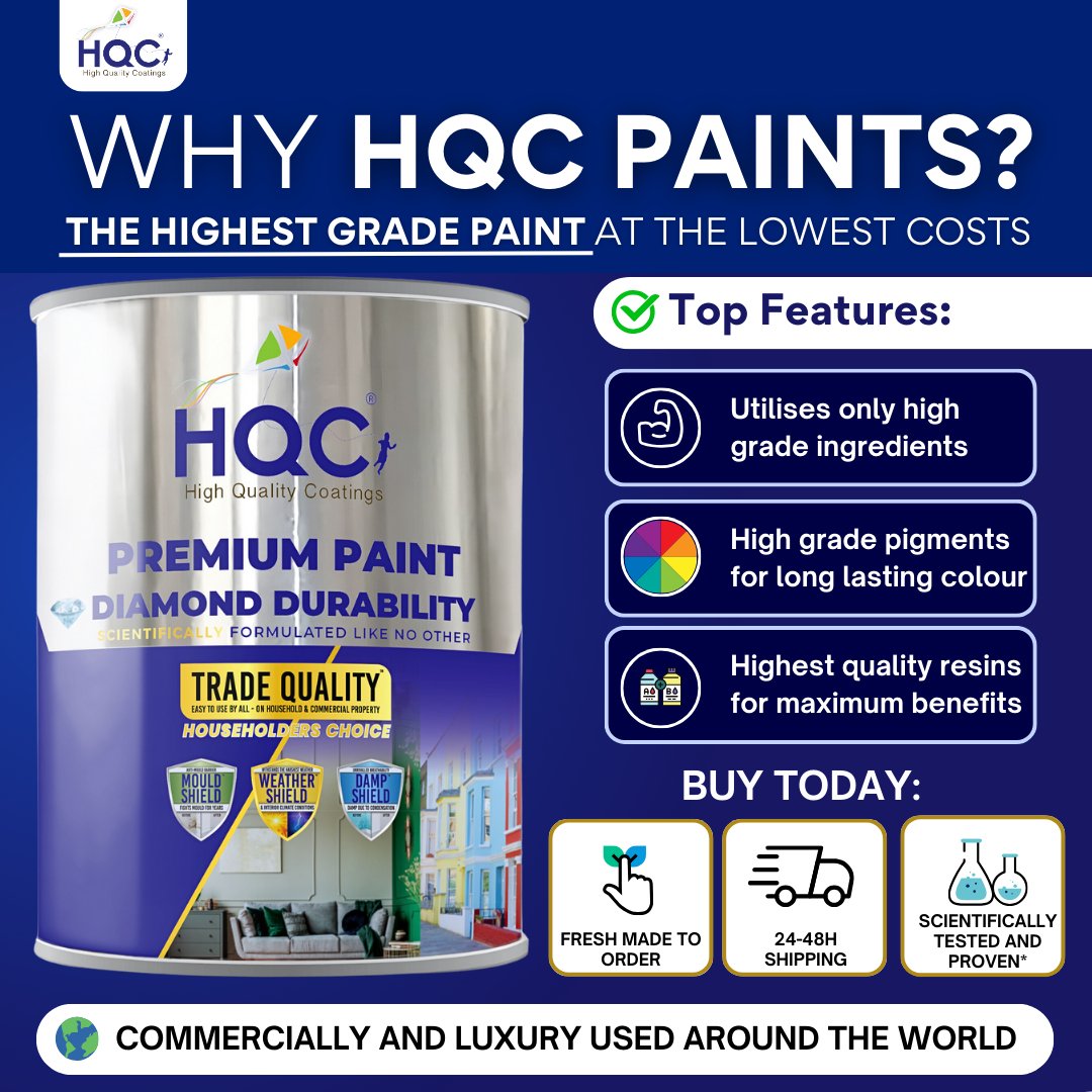 TRADE - HQC Exterior Wall Insulating Paint - PaintOutlet.co.uk